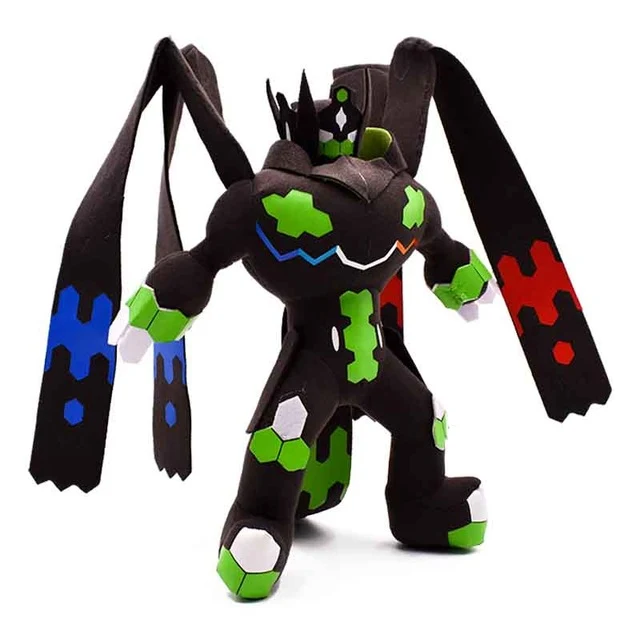 Tissu Zygarde & Solgaleo rouge Pokemon (environ 25cm / 33cm)
