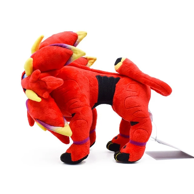 Tissu Zygarde & Solgaleo rouge Pokemon (environ 25cm / 33cm)