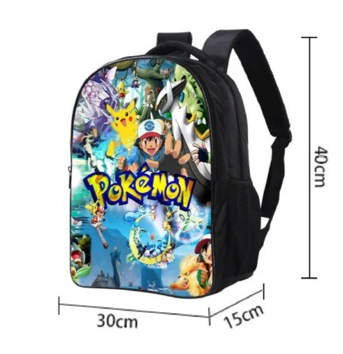 Sac à dos Pokemon pour ados (25 motifs) - 40cm * 30cm * 15cm