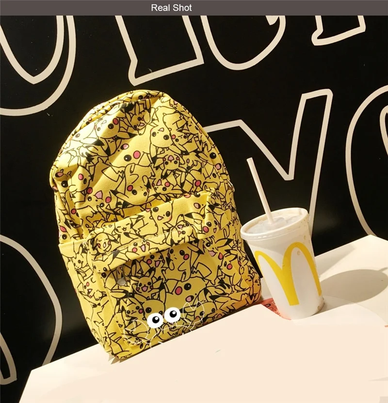 Sac à dos Pokemon Pikachu (30cm * 10cm * 40cm)