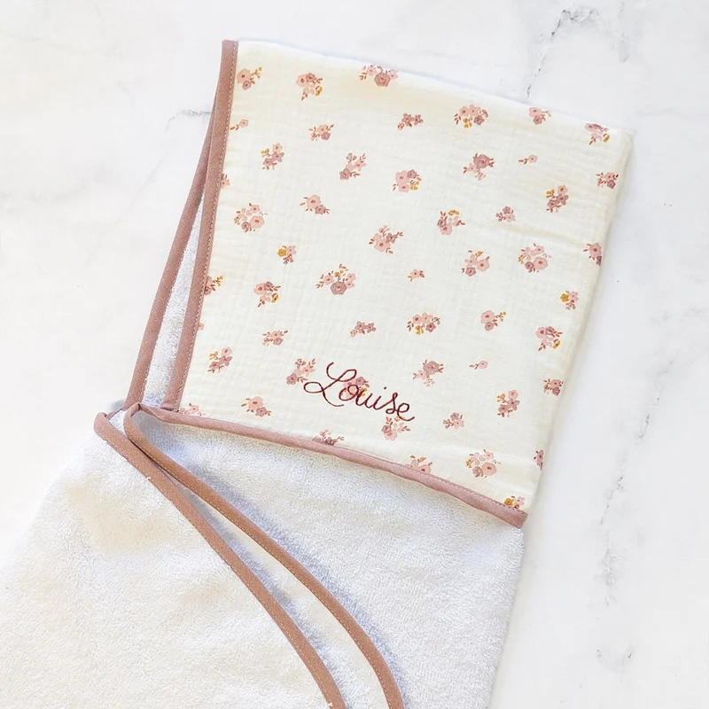 Cape de bain personnalisée Les Fils