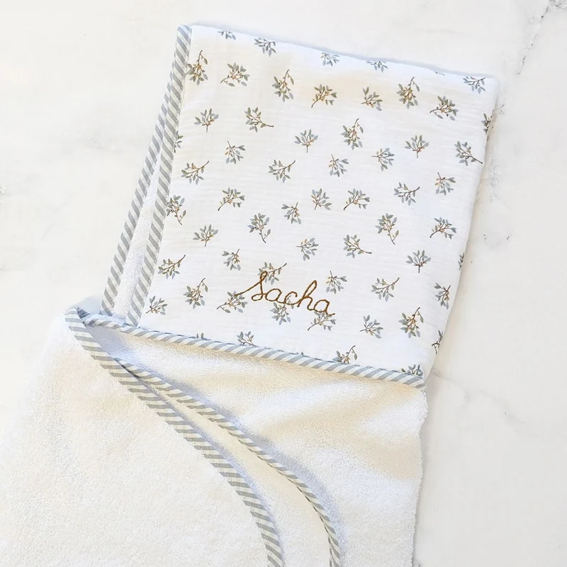 Cape de bain personnalisée Les Fils