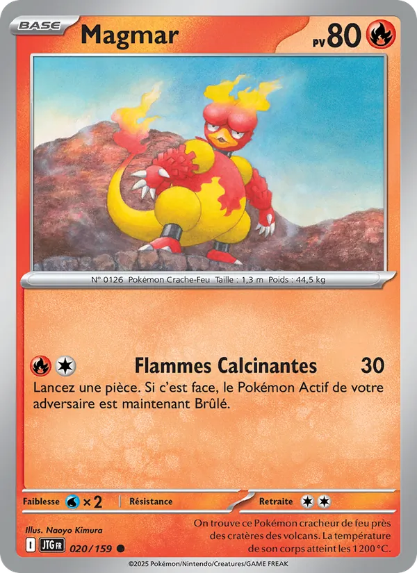 Magmar 20/159 — EV09 – Aventures Ensemble — Carte Pokémon française