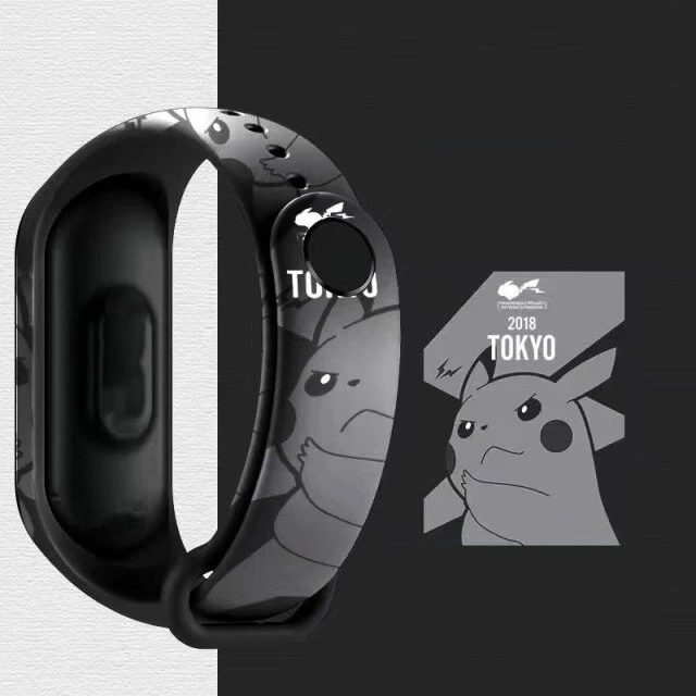 Montre-bracelet électronique Pokemon Pikachu avec affichage numérique