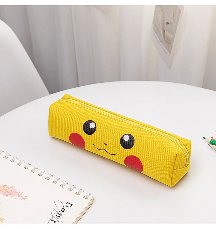 Étui à crayons en toile Pokemon Pikachu / étui à crayons
