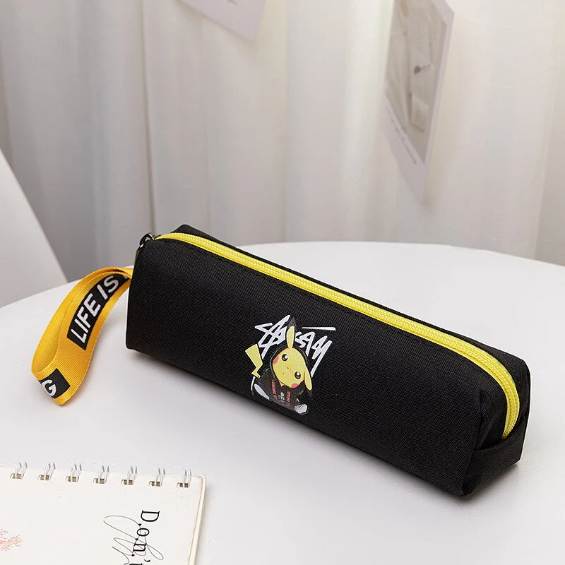 Étui à crayons en toile Pokemon Pikachu / étui à crayons