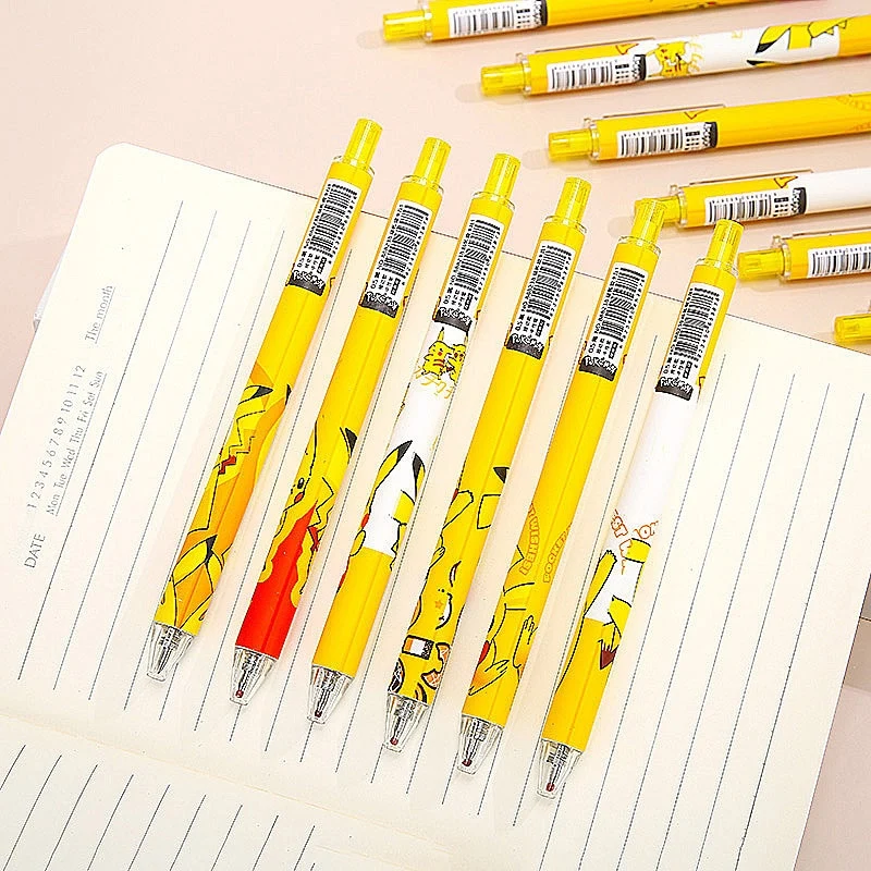 4 pcs.Stylo Pokemon Pikachu avec pointe de 0.5 MM