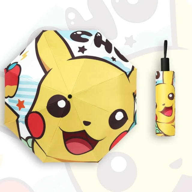 Parapluies Pokemon Pikachu (manuels ou automatiques)