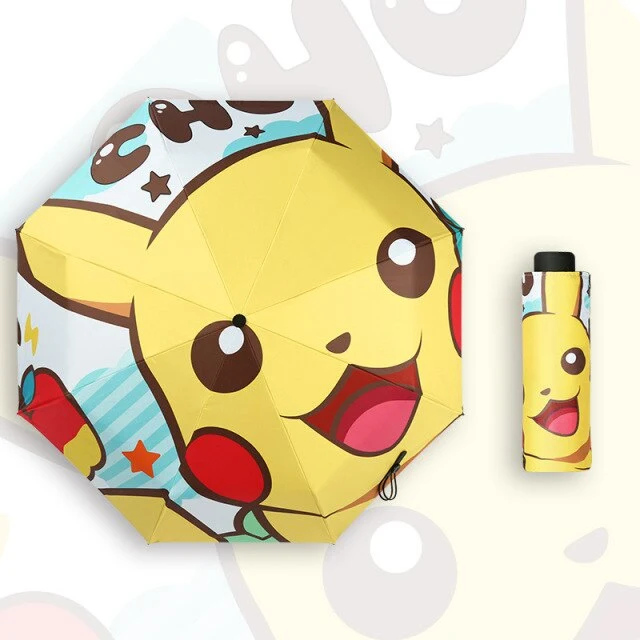 Parapluies Pokemon Pikachu (manuels ou automatiques)