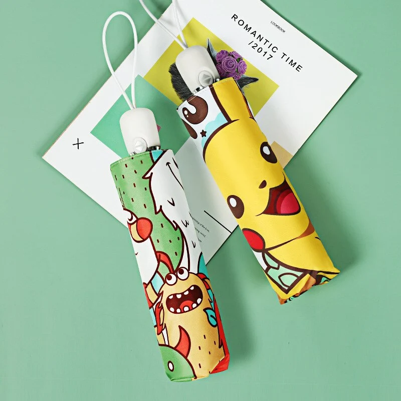 Parapluies Pokemon Pikachu (manuels ou automatiques)