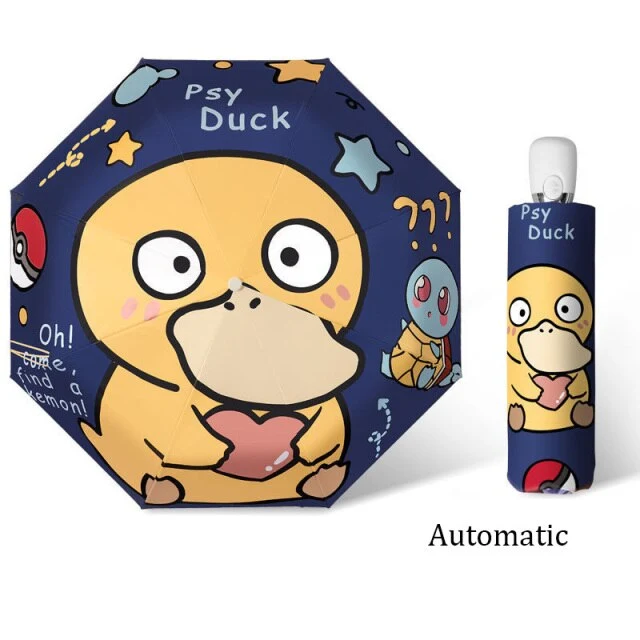 Parapluies Pokemon Pikachu (manuels ou automatiques)