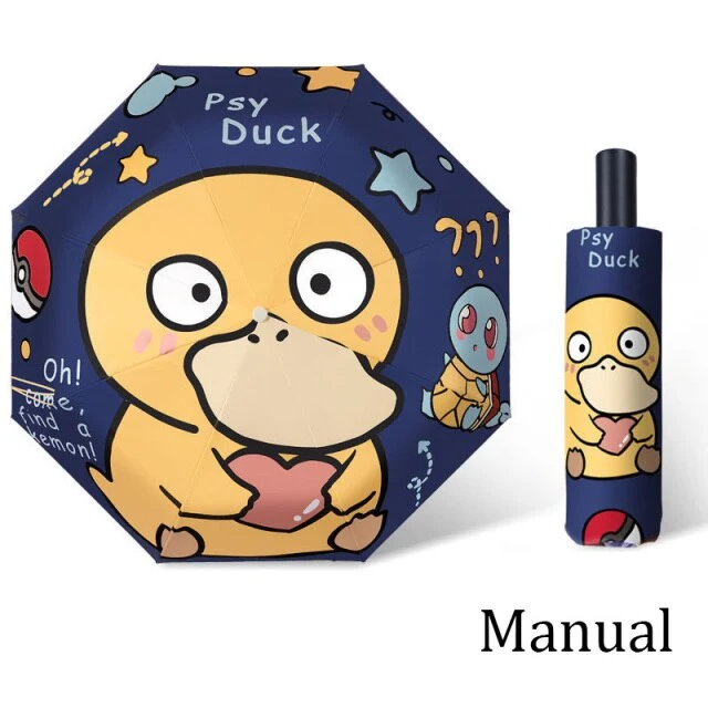 Parapluies Pokemon Pikachu (manuels ou automatiques)