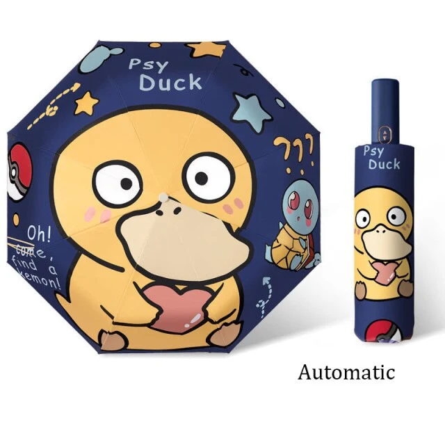 Parapluies Pokemon Pikachu (manuels ou automatiques)