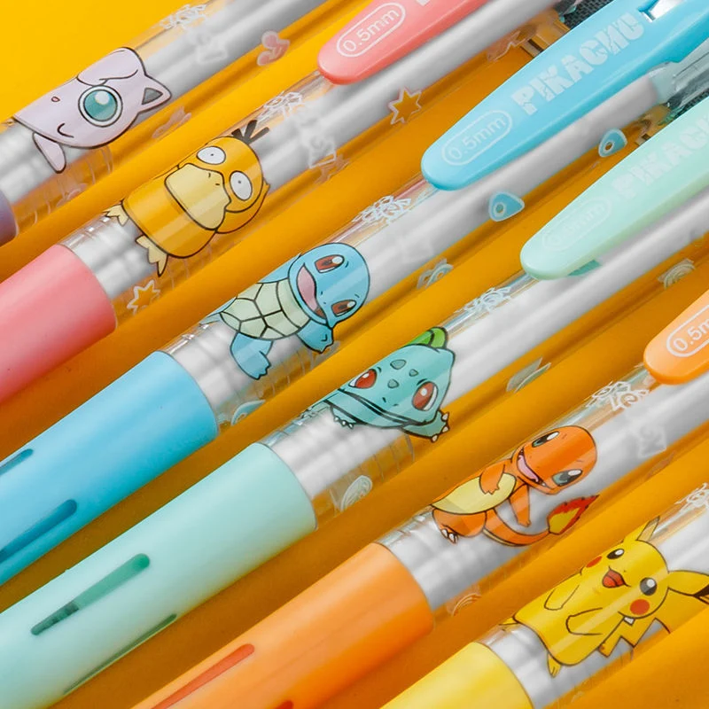 Set de 5 stylos Pokemon avec différents motifs