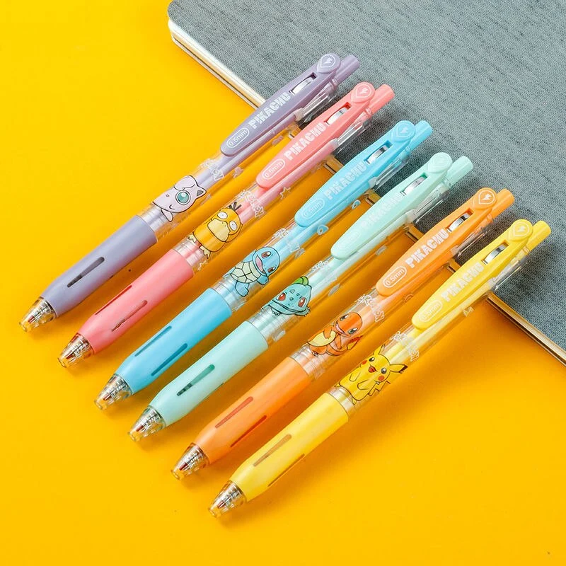 Set de 5 stylos Pokemon avec différents motifs