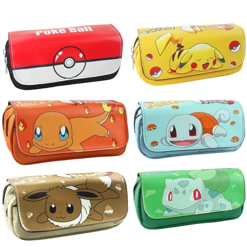 Trousses Pikachu, Pokeball, Eevee, Schiggy et autres