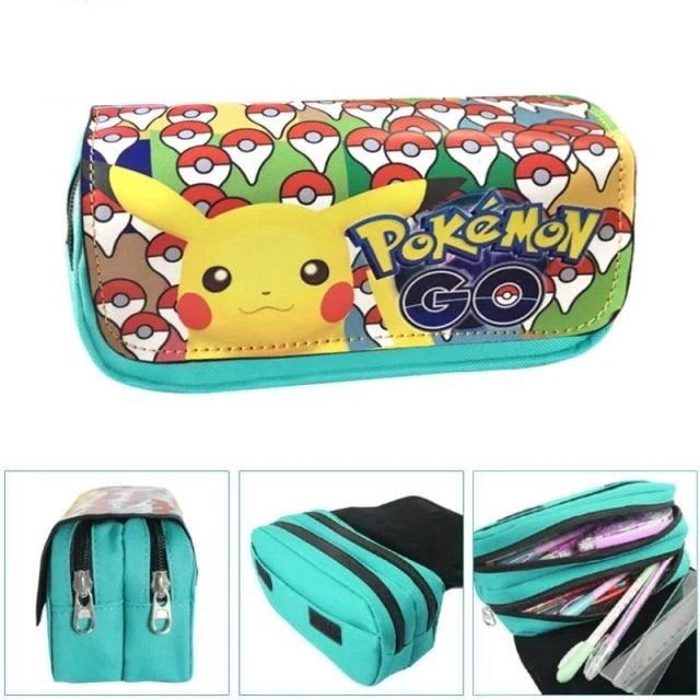 Trousses Pikachu, Pokeball, Eevee, Schiggy et autres