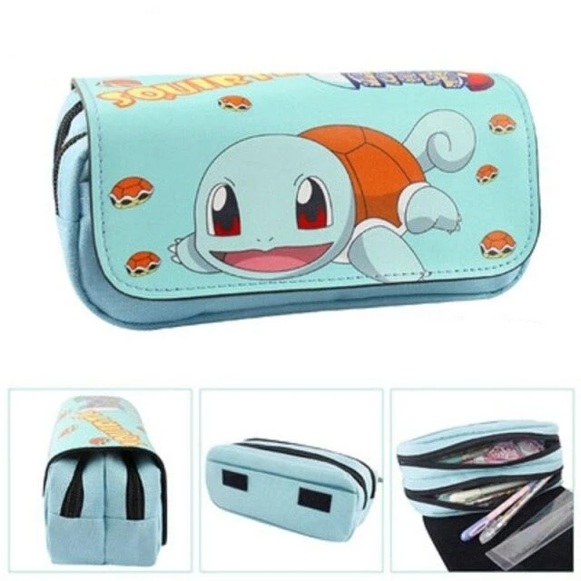 Trousses Pikachu, Pokeball, Eevee, Schiggy et autres