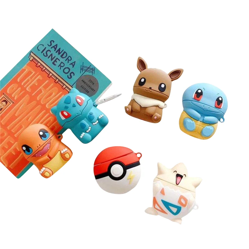 Pikachu Airpods Cases Pokemon Eevee, Schiggy, Pikachu et bien d'autres.