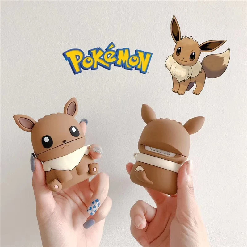 Pikachu Airpods Cases Pokemon Eevee, Schiggy, Pikachu et bien d'autres.