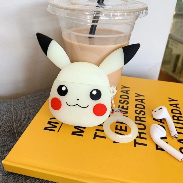 Pikachu Airpods Cases Pokemon Eevee, Schiggy, Pikachu et bien d'autres.