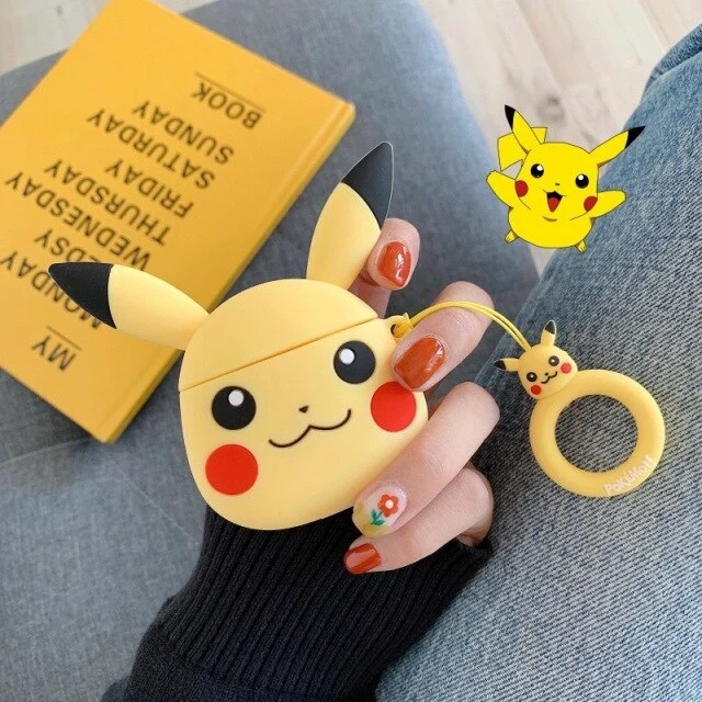 Pikachu Airpods Cases Pokemon Eevee, Schiggy, Pikachu et bien d'autres.