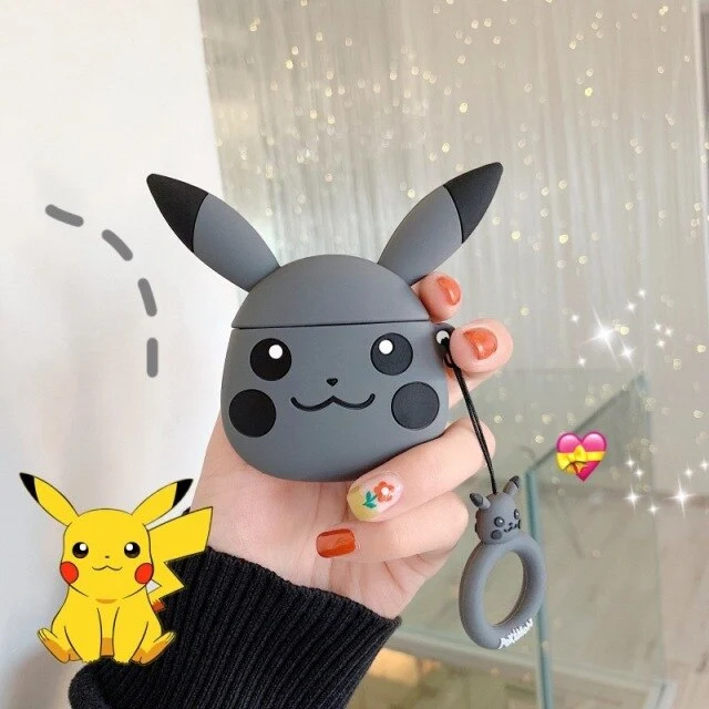 Pikachu Airpods Cases Pokemon Eevee, Schiggy, Pikachu et bien d'autres.