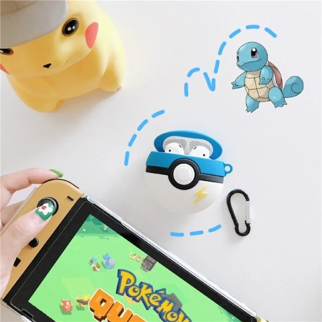 Pikachu Airpods Cases Pokemon Eevee, Schiggy, Pikachu et bien d'autres.