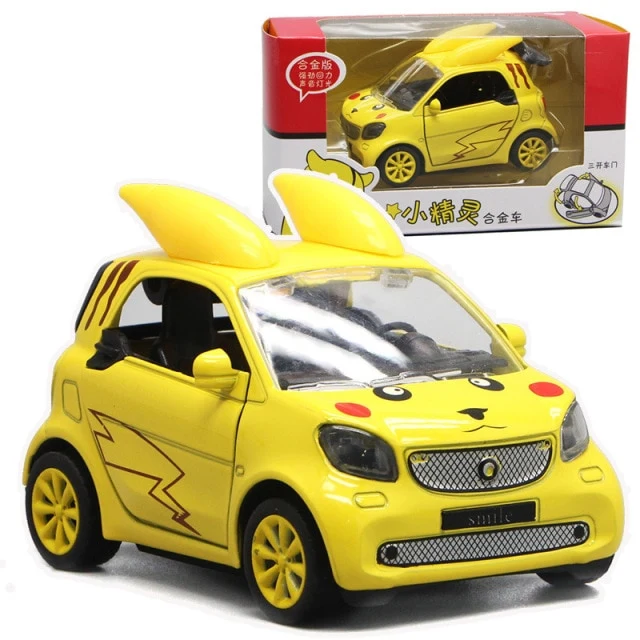 Voiture de jouet de voiture de modèle de Pokemon Pikachu
