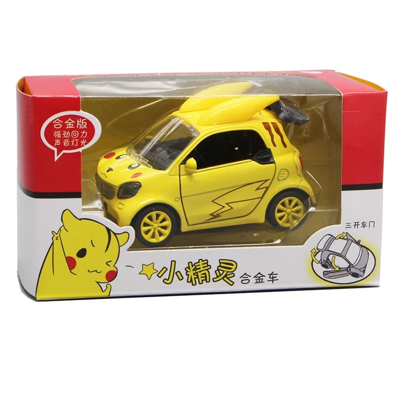 Voiture de jouet de voiture de modèle de Pokemon Pikachu