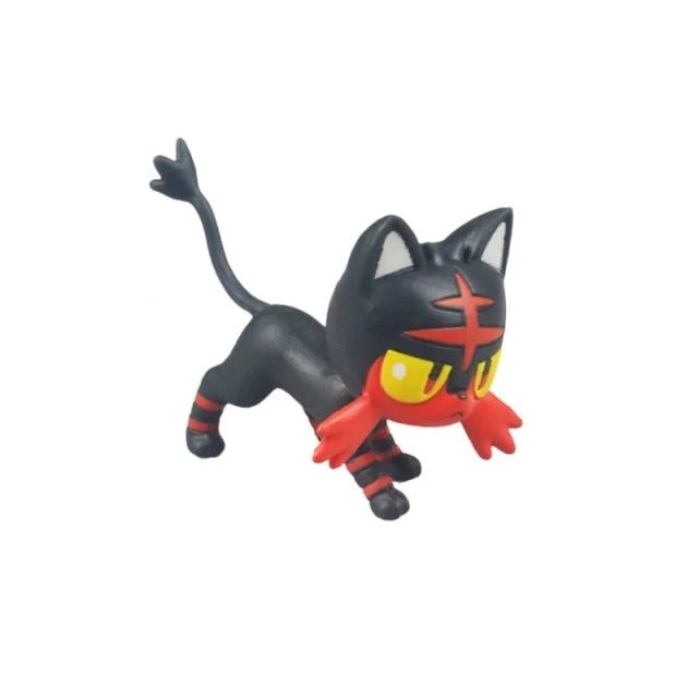 Figurines Pokemon 3-7cm - Pikachu Metang Cosmog Incineroar Litten Popplio Psyduck Bulbasaur et bien plus encore.