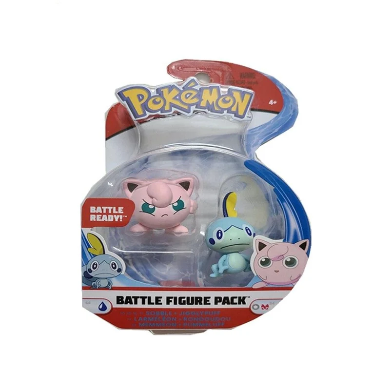 Ensembles de figurines Pikachu, Chimpep, Jigglypuff, Memmeon, Hopplo Mampfaxo