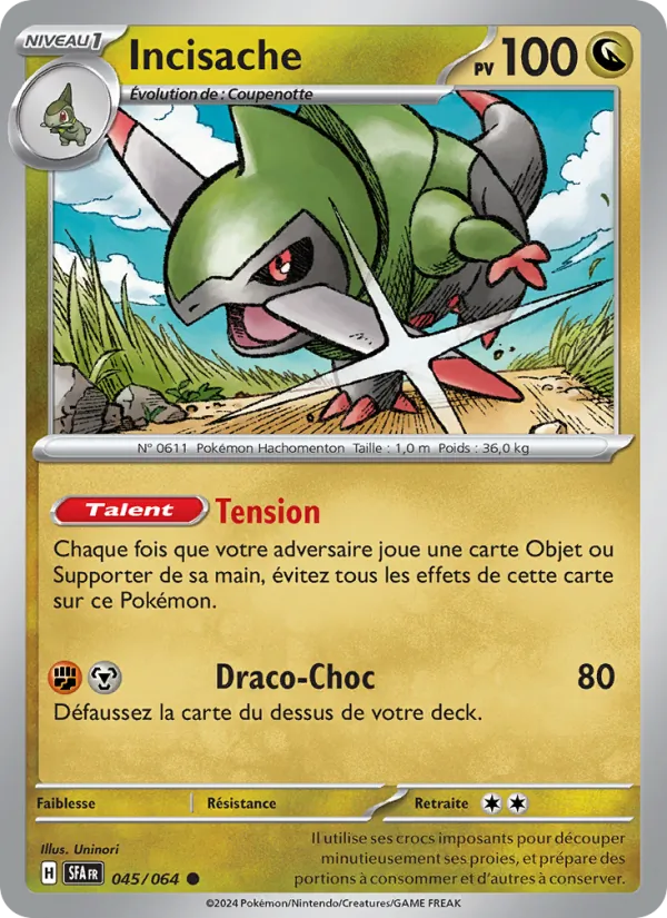 Incisache 45/64 — EV06.5 – Fable Nébuleuse — Carte Pokémon française