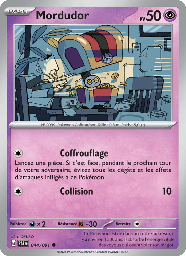 Mordudor 44/91 — EV04.5 – Destinées de Paldea — Carte Pokémon française