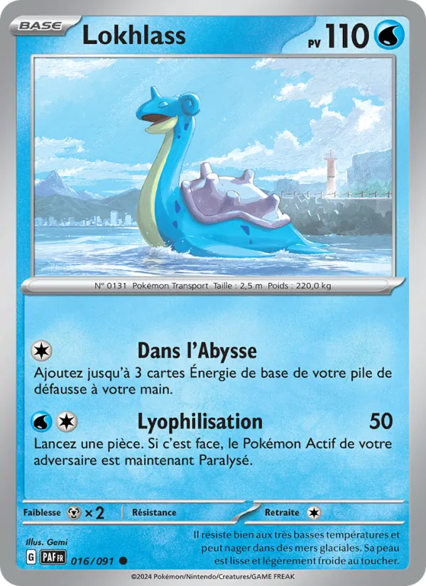 Lokhlass 16/91 — EV04.5 – Destinées de Paldea — Carte Pokémon française