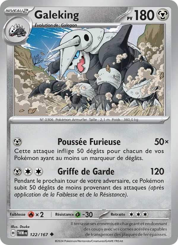 Galeking 122/167 — EV06 – Mascarade Crépusculaire — Carte Pokémon française