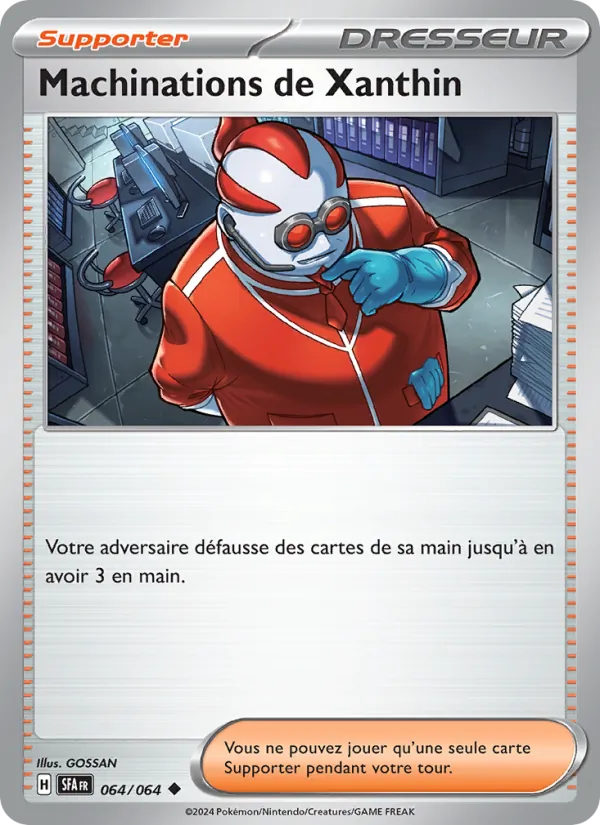 Machinations de Xanthin 64/64 — EV06.5 – Fable Nébuleuse — Carte Pokémon française