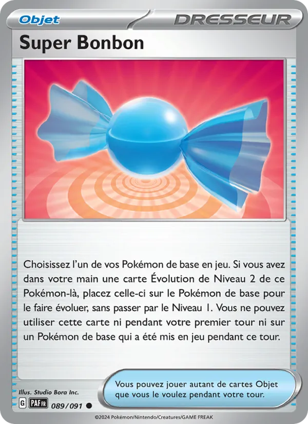 Super Bonbon 89/91 — EV04.5 – Destinées de Paldea — Carte Pokémon française