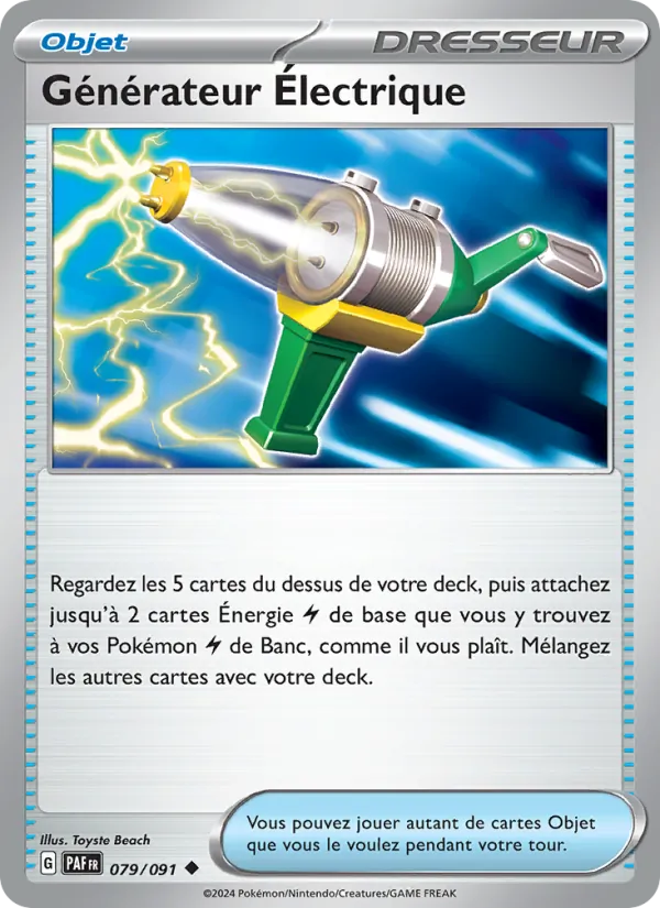Générateur Électrique 79/91 — EV04.5 – Destinées de Paldea — Carte Pokémon française