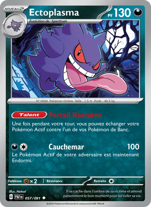 Ectoplasma 57/91 — EV04.5 – Destinées de Paldea — Carte Pokémon française