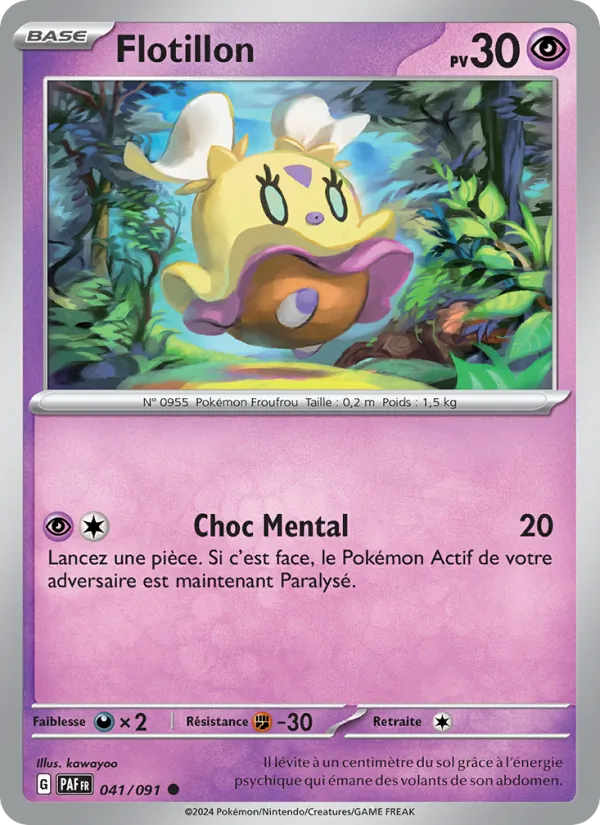 Flotillon 41/91 — EV04.5 – Destinées de Paldea — Carte Pokémon française