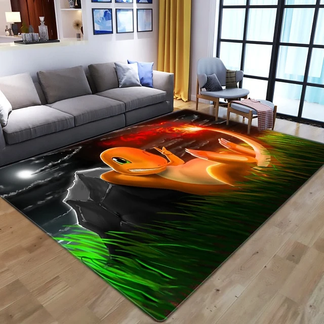 Tapis de tapis en flanelle Pokemon Pikachu (différents modèles)