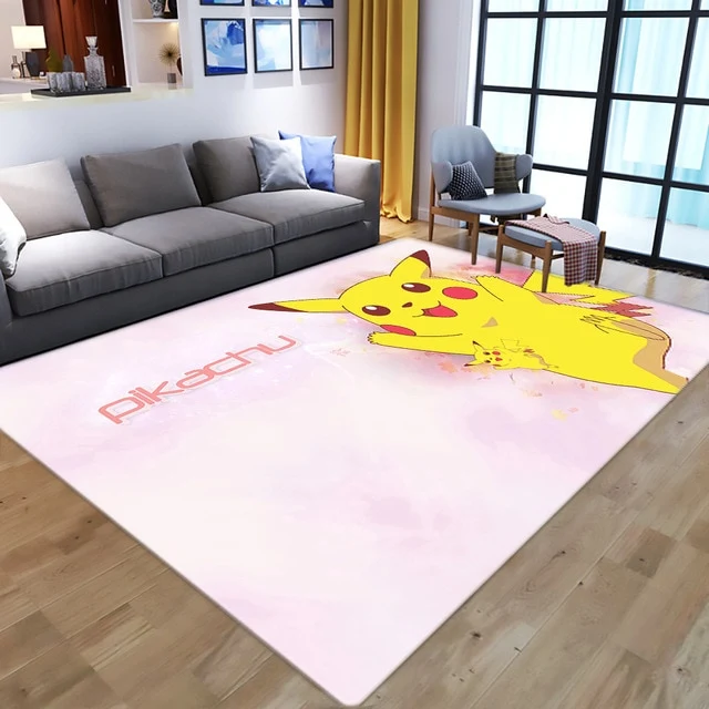Tapis de tapis en flanelle Pokemon Pikachu (différents modèles)