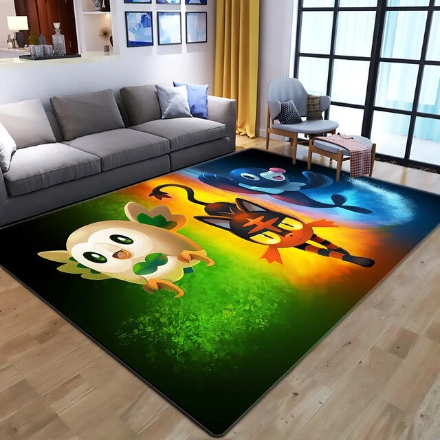 Tapis de tapis en flanelle Pokemon Pikachu (différents modèles)