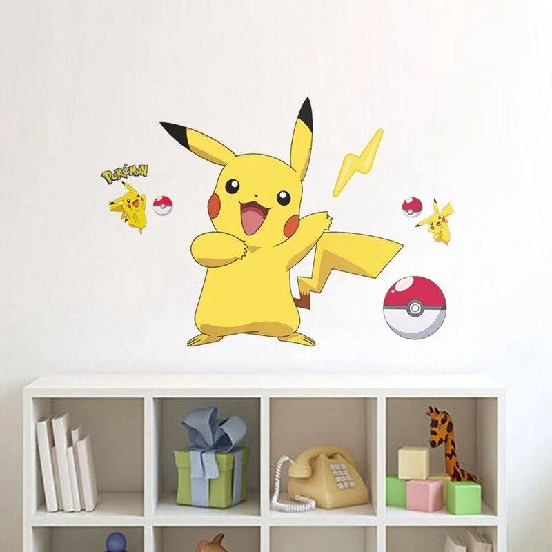 Sticker mural Pikachu