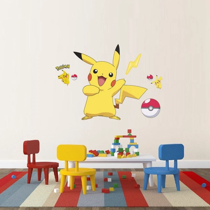 Sticker mural Pikachu