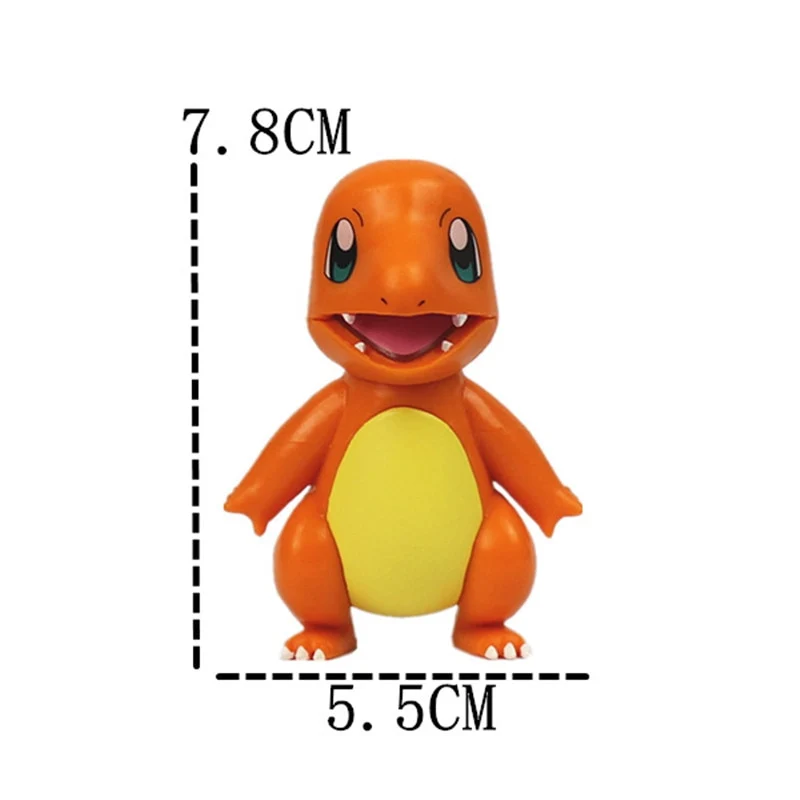 Pokémon Pikachu. Figurine Charmander, Bulbasaur, Carapuce, Jigglypuff ou Enton