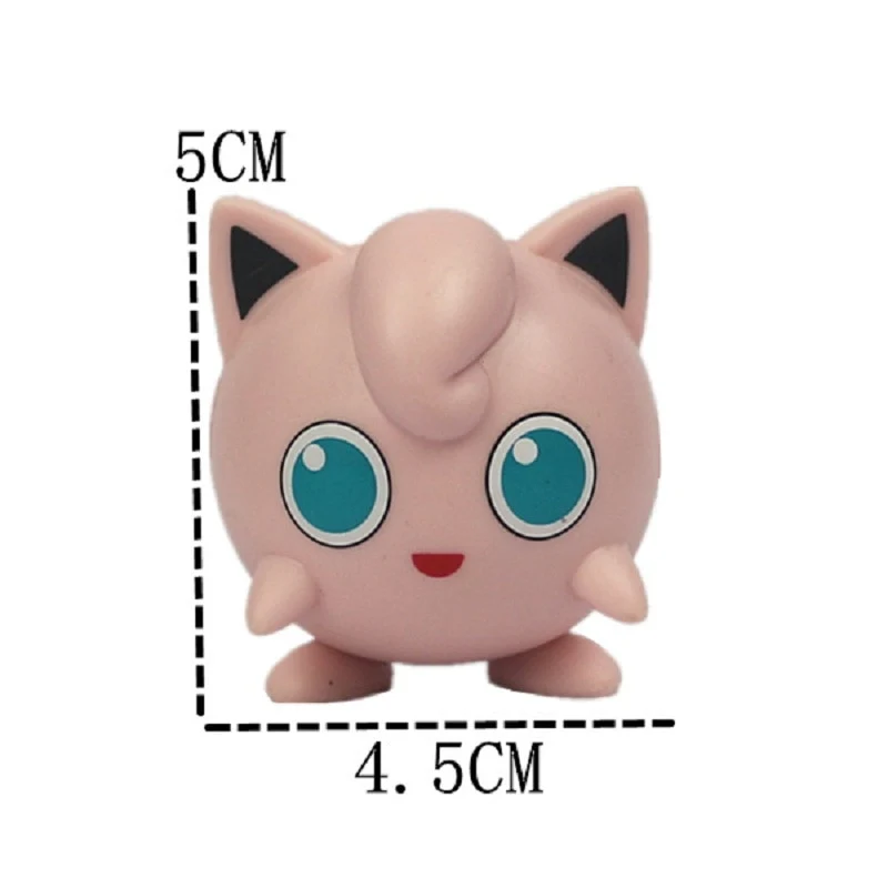 Pokémon Pikachu. Figurine Charmander, Bulbasaur, Carapuce, Jigglypuff ou Enton