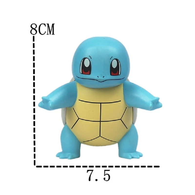 Pokémon Pikachu. Figurine Charmander, Bulbasaur, Carapuce, Jigglypuff ou Enton