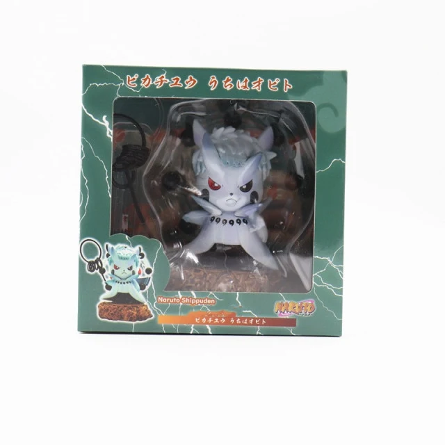 Figurines Cosplay Pokemon Pikachu Naruto Uzumaki Uhciha Obito